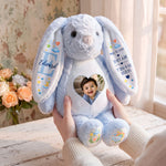 Baby Birth Gift, Baby Shower Gift - Personalized Bunny Plush 3