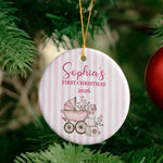 Baby'S First Christmas Keepsake - Personalized Ornament 5