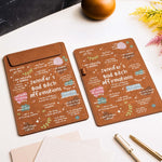 Bad B*Tch Affirmations - For Coworkers, Friends, Self Gift - Personalized Clipboard 1