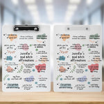 Bad BTch Affirmations - For Coworkers, Friends, Self Gift - Personalized Clipboard 2