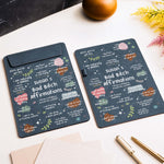 Bad B*Tch Affirmations - For Coworkers, Friends, Self Gift - Personalized Clipboard 3