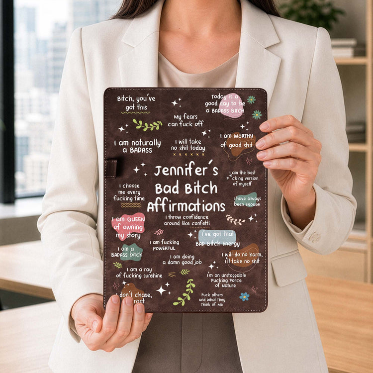 Bad B*Tch Affirmations - For Coworkers, Friends, Self Gift - Personalized Clipboard 6