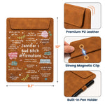 Bad B*Tch Affirmations - For Coworkers, Friends, Self Gift - Personalized Clipboard 9