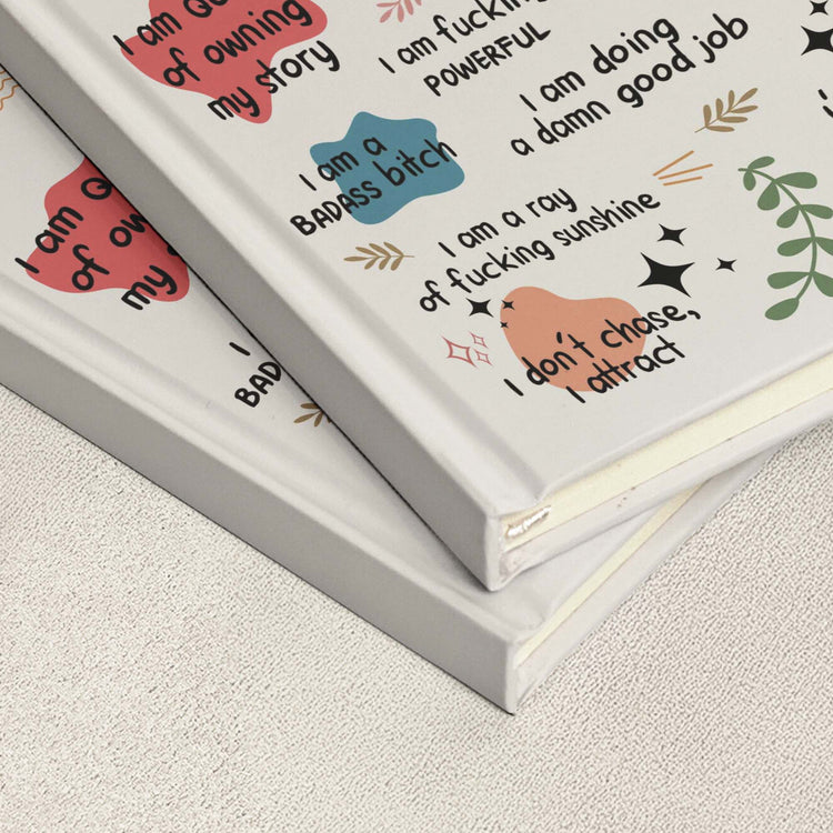 Bad B*Tch Affirmations - For Coworkers, Friends, Self Gift - Personalized Journal 5