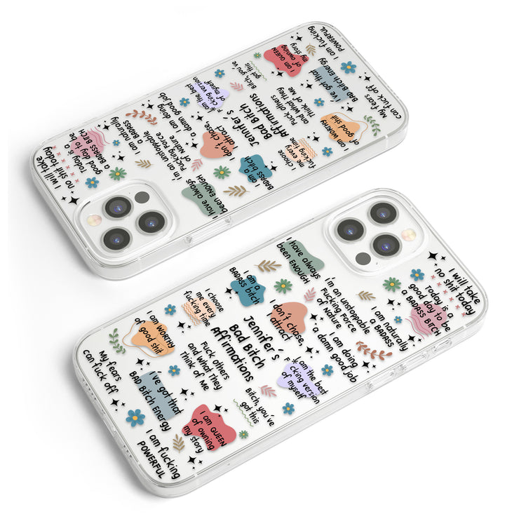 Bad B*Tch Affirmations - For Coworkers, Friends, Self Gift - Personalized Phone Case 6