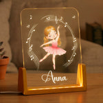 Ballet Girl Custom Name & Character Gift For Ballerina, Ballet Lovers - Personalized Night Light 3