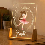 Ballet Girl Custom Name & Character Gift For Ballerina, Ballet Lovers - Personalized Night Light 6