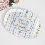 Bams, Craks & Snacks Mahjong Serving Platter Gift Idea - Personalized Platter 7