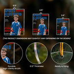 Baseball Kid On The Magazine - Personalized Ornament 6