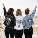 Baseball Mom, Softball Mom - Custom With Kids - Personalized Denim Jacket 5