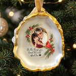 Be The Things You Loved The Most About Her, Him Oyster - Memorial Loss Gifts - Personalized Ornament 1