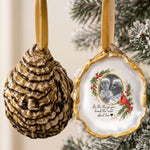 Be The Things You Loved The Most About Her, Him Oyster - Memorial Loss Gifts - Personalized Ornament 4