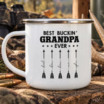 Best Buckin' Grandpa Ever - Personalized Mugs 2