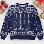 Best Dad By Par - Personalized Sweater 2