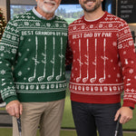 Best Dad By Par - Personalized Sweater 3