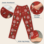Best Dad Ever Custom Photo Christmas Gifts For Men, Husband, Dad - Personalized Lounge Pants 6