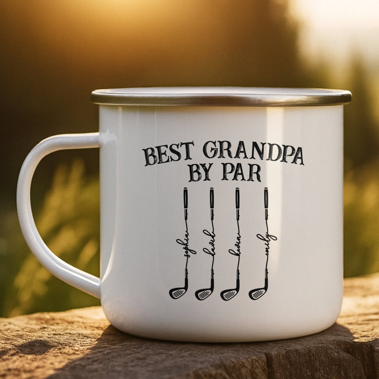 Best Grandpa By Par - Personalized Mugs 1