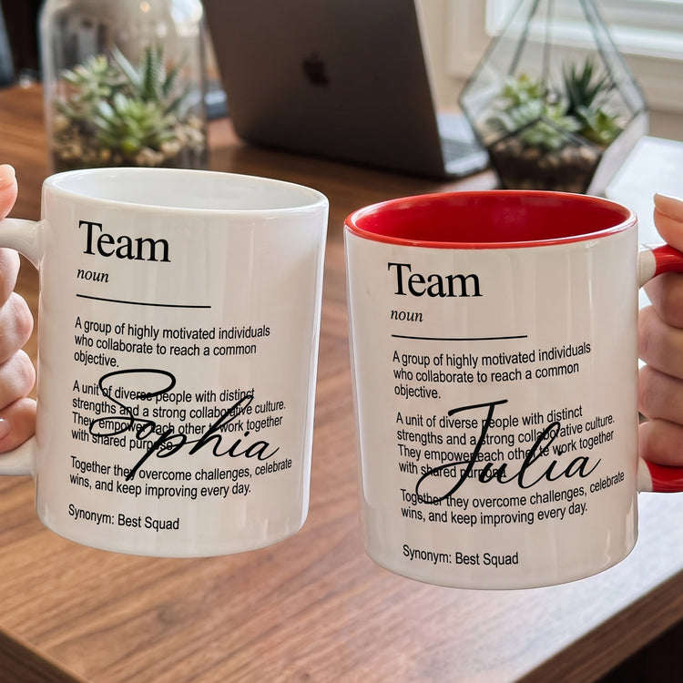 Best Squad - Team Gift, Coworker Gifts, Exchange Office Bulk Gift - Personalized Mug 1