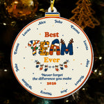 Best Team Ever Custom Name Ring Text Gifts For Coworkers - Personalized 1
