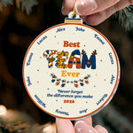 Best Team Ever Custom Name Ring Text Gifts For Coworkers - Personalized 2