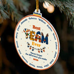 Best Team Ever Custom Name Ring Text Gifts For Coworkers - Personalized 3