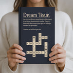 Best Team Ever Custom Name Scrabble For Coworkers, Friends - Personalized Hardcover Journal 2