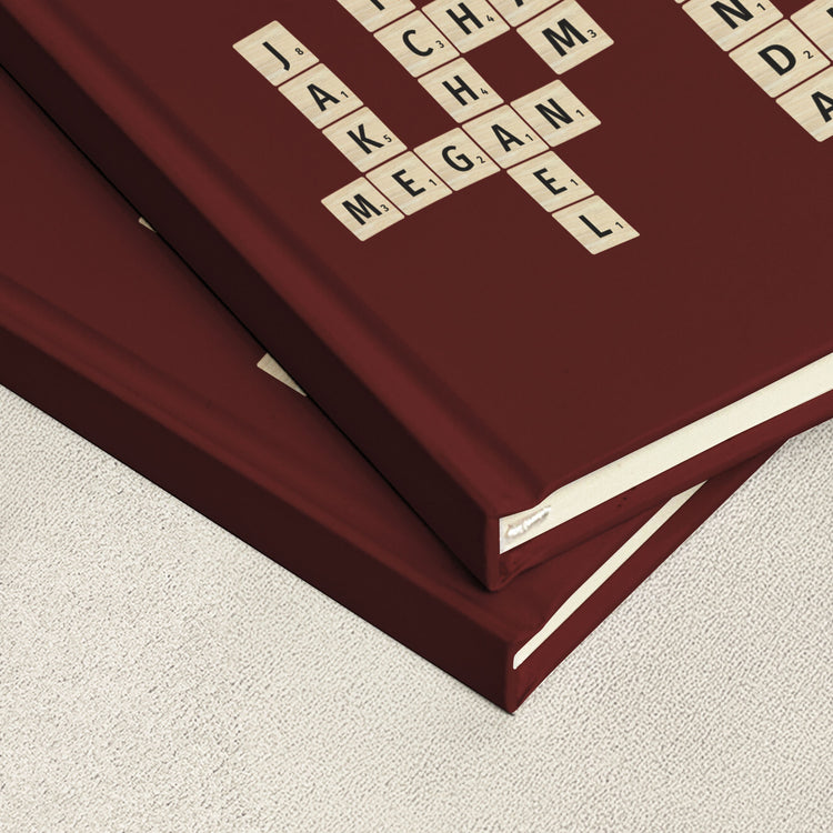 Best Team Ever Custom Name Scrabble For Coworkers, Friends - Personalized Hardcover Journal 5