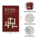 Best Team Ever Custom Name Scrabble For Coworkers, Friends - Personalized Hardcover Journal 8