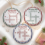 Best Team Ever Scrabble Words Christmas Gifts For Coworkers - Personalized Ornament 1
