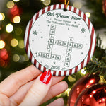 Best Team Ever Scrabble Words Christmas Gifts For Coworkers - Personalized Ornament 4