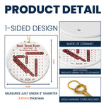Best Team Ever Word Search - Personalized Ornament 6