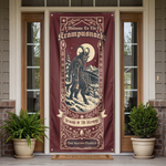 Beware Of The Krampus - Personalized Door Cover 3
