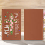 Birth Flower Cross You Are Bible Verse Affirmations - Personalized Journal 3