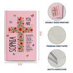 Birth Flower Cross You Are Bible Verse Affirmations - Personalized Journal 7