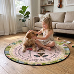 Birth Flower God Says I Am Patchwork Style - Personalized Quilted Mat 4