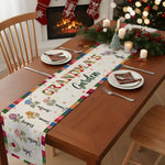 Birthflower Patwork Grandma Garden - Personalized Table Runner 2