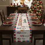 Birthflower Patwork Grandma Garden - Personalized Table Runner 3