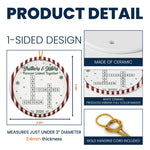 Brothers & Sisters Forever Linked Together Christmas Ornament Striped Patterns - Personalized Ornament 6