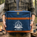 Camping, Forest, Mountain Custom Name, Monogram - Personalized Cooler Bag 2