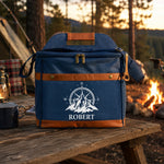 Camping, Forest, Mountain Custom Name, Monogram - Personalized Cooler Bag 4