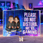 Can't Hear You, We'Re Gaming - Funny Gaming Blanket For Couples - Personalized Blanket 4