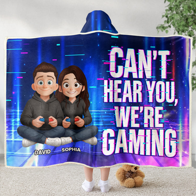 Can't Hear You, We'Re Gaming - Funny Gaming Blanket For Couples - Personalized Blanket 7