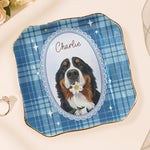 Cartoon Your Pet Photo - Vintage Frame For Dog Mom, Dog Lovers - Personalized Jewelry Dish 3