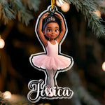 Cartoon Your Photo - Christmas Gifts For Kid, Grandkids - Personalized Ornament 1