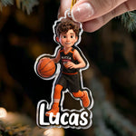 Cartoon Your Photo - Christmas Gifts For Kid, Grandkids - Personalized Ornament 3