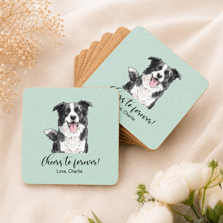 Cheers To Forever Wedding Favors Wedding Gifts For Guests - Personalized Coasters 6