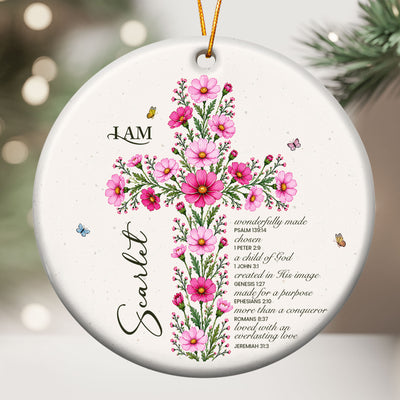 Christian Bible Verse Keepsake - Personalized Ornament