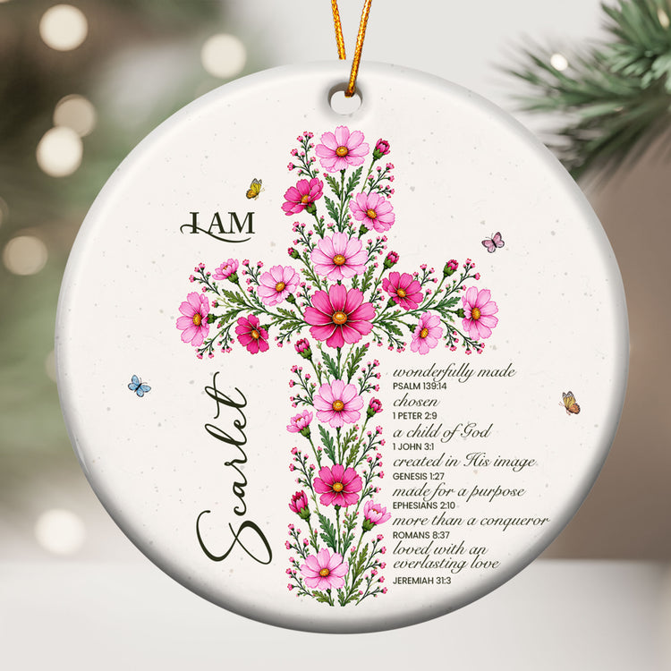 Christian Bible Verse Keepsake - Personalized Ornament 1