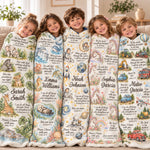 Christian Kid Baby Gift Bible Verses - Personalized Blanket 2