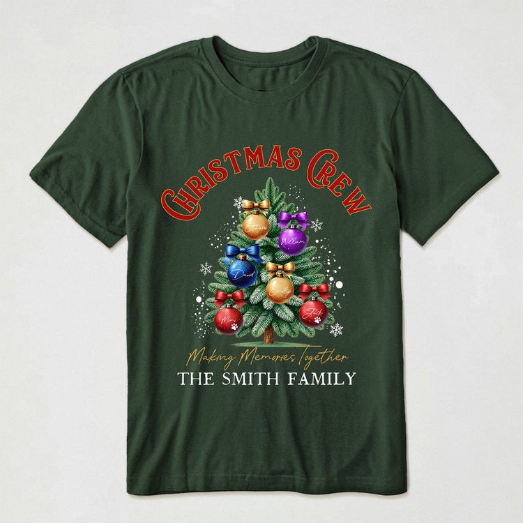 Christmas Crew, Family Christmas, Custom Family Name, Matching Christmas Shirt, Gift For Family Members - Personalized Shirt 2